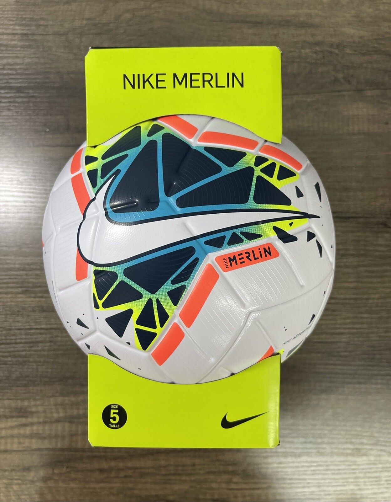 Nike Merlin Official Match Soccer Football Ball ACC White SC3635-100 Size 5