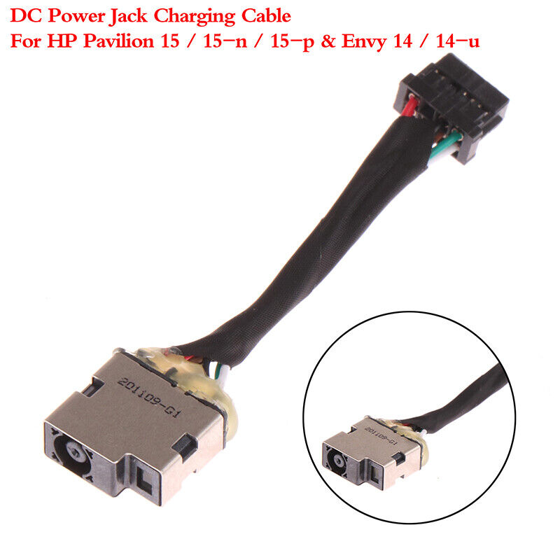 Laptop DC Power Jack Connector Flex Cable For HP 15 / 15-n/15-p y Envy 14/14WR