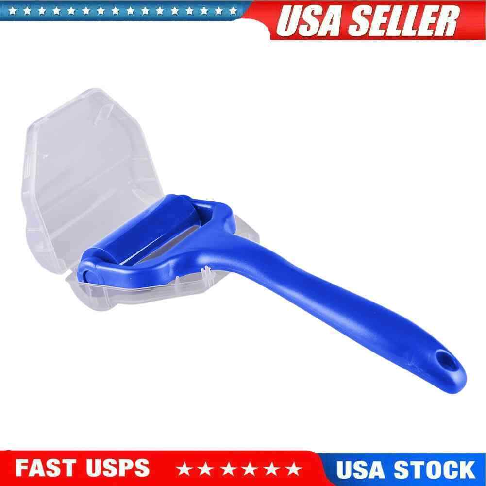 Reusable Vinyl Record Cleaner Anti-Static Silicone Roller LP Gramophone Cleaning