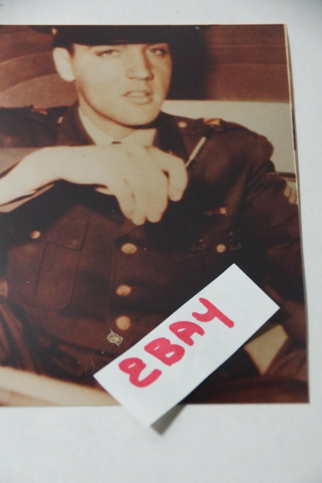 Rare Elvis Photo Original1959 Army Candid Germany Estate Find Kodak Lot 208