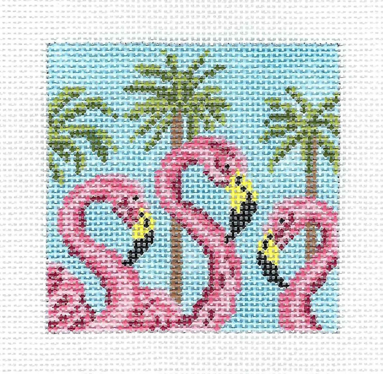 3 Flamingos & Palms 3