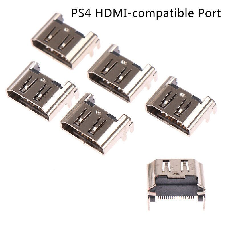 5Pcs/lot PS4 HDMI-compatible Port Socket Interface Connector Replacement Parts