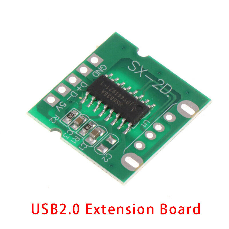 USB2.0 Extension Cable Board USB Data Cable Signal Amplifier Module Extended *H