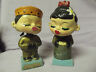 Cute C1930's Made in Japan Let's Kiss Nodder bobblehead doll  coin banks