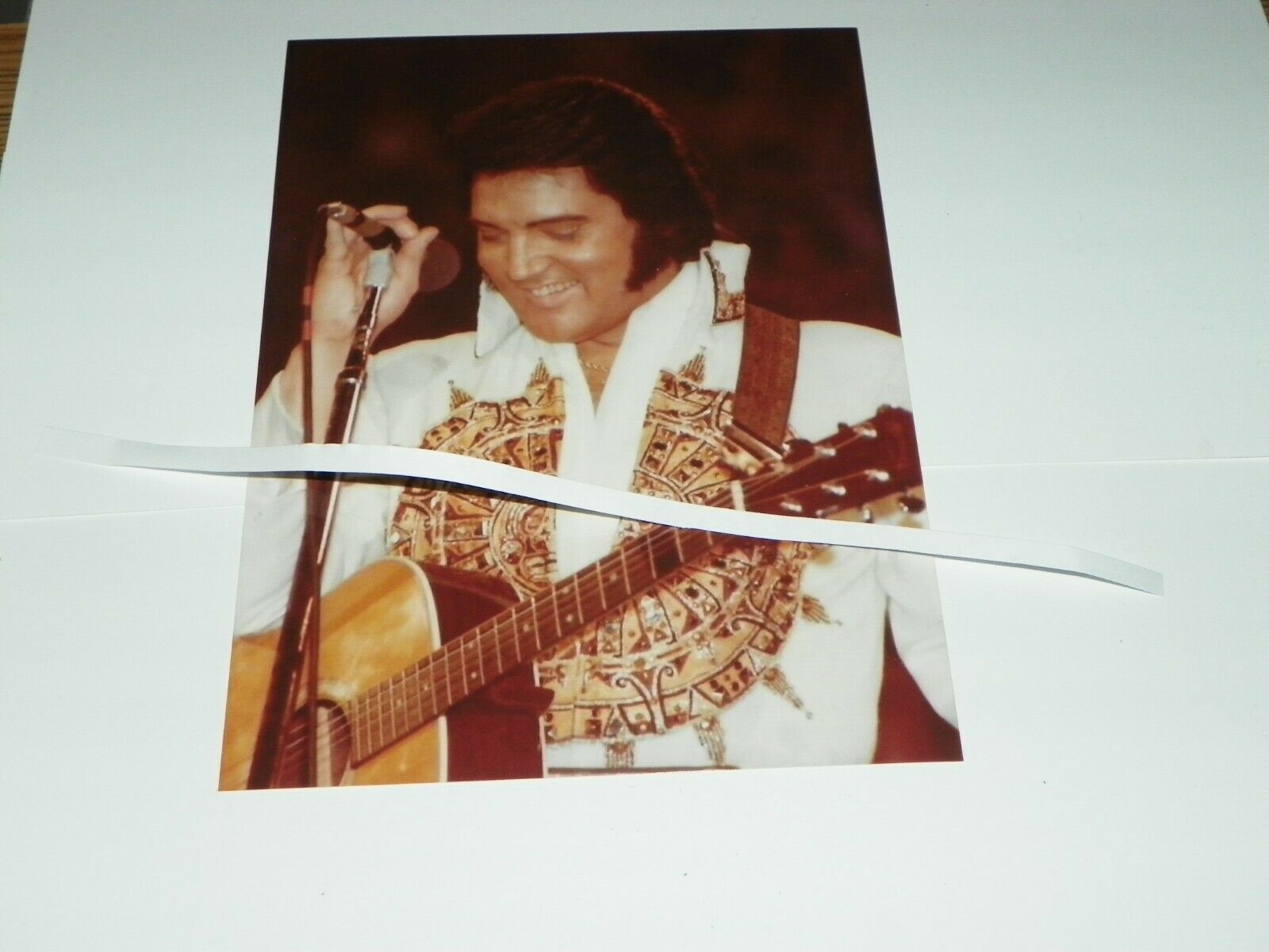 Elvis Presley -ON STAGE 1977 #3   -close up   COLOR   5 x 7  Photo -LAST ONE