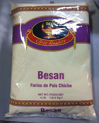 Gram Flour / Chick Pea Flour/ Besan/ 4lbs Free Usa Shipping!