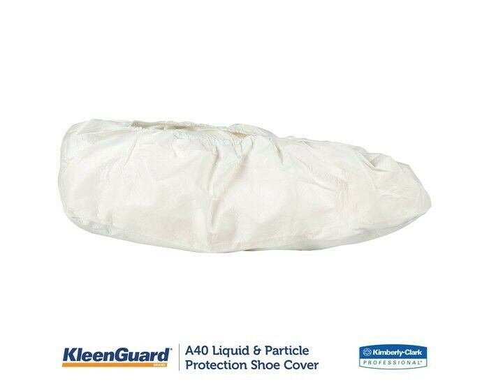 Kimberly Clark Kleenguard A40 White Disposable Shoe Covers