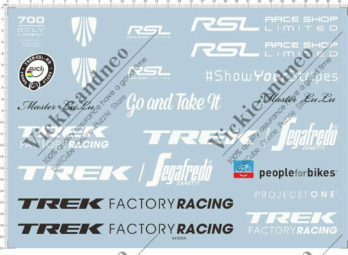 Universal TREK factory racing rsl race shop limited bicycle Mdoel Water Decal