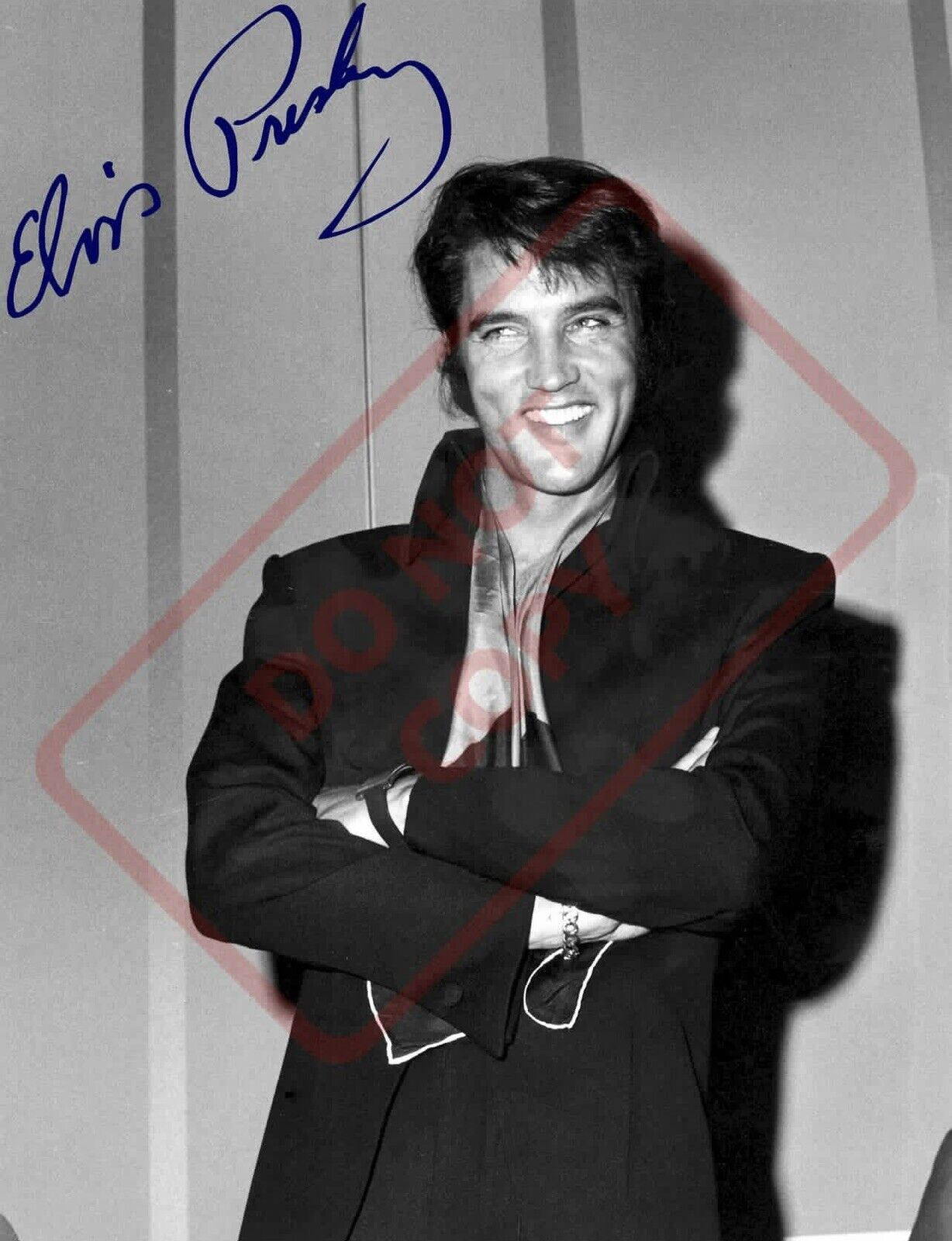 ELVIS PRESLEY SIGNED AUTOGRAPH YOUNG KING 8.5 X 11 PHOTO PICTURE REPRINT